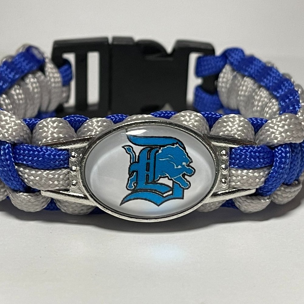 Detroit Lions NFL Paracord Bracelet NEW